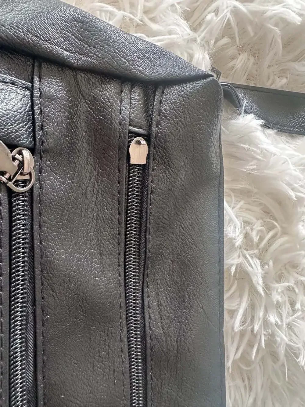 Unbranded black faux